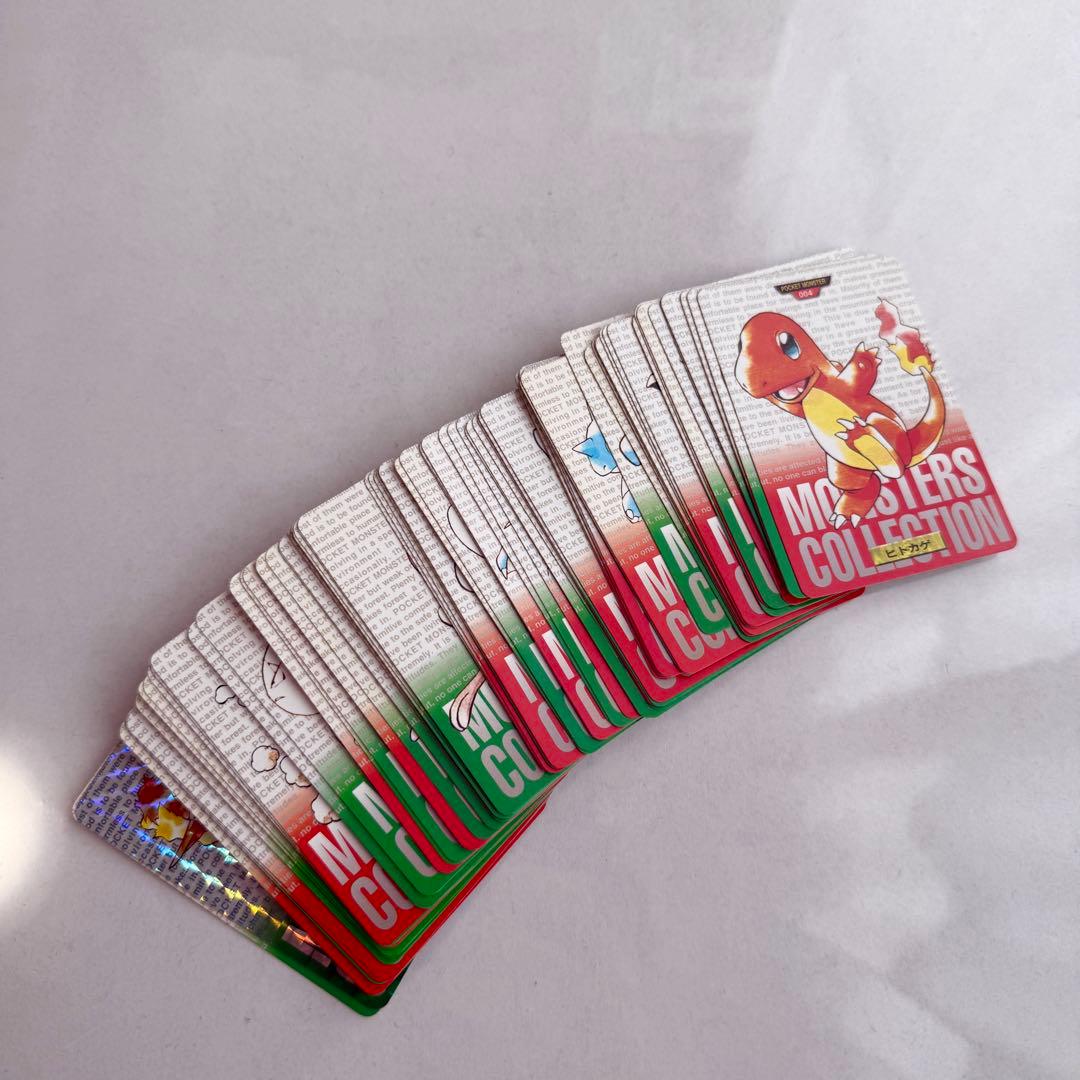 【ダブりなし】1996 BANDAI ポケモンカードダス（初版）75枚セット