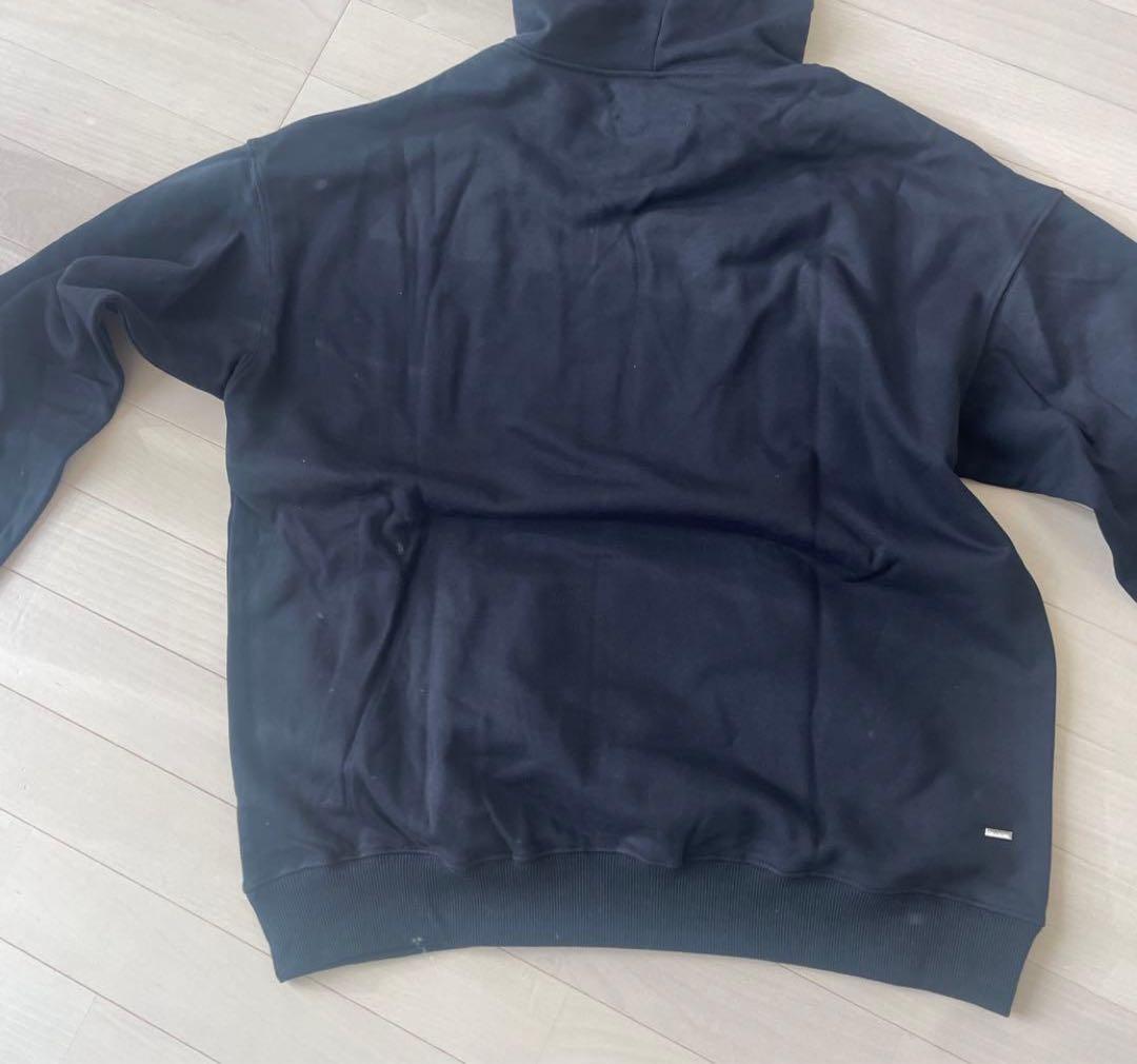 AMIRI フード付きパーカー 黒