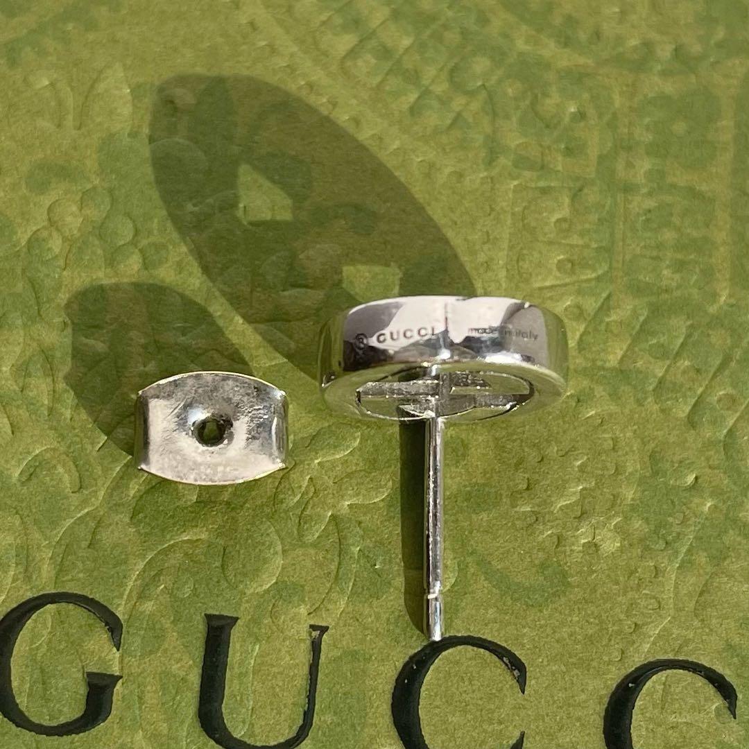 GUCCI インターロッキング ピアス 片耳のみ GGピアス ダブルG 付属品