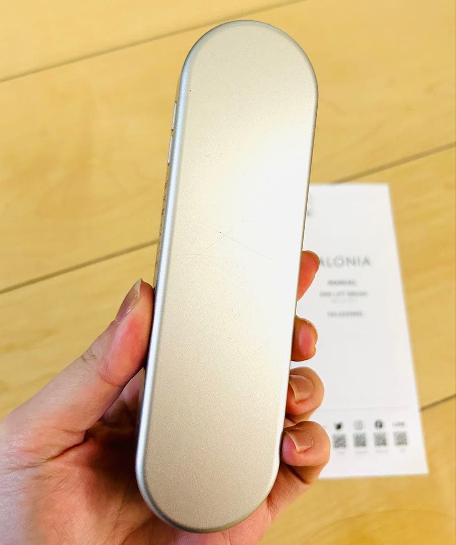 【 美品 】 SALONIA EMS LIFT BRUSH シルバー