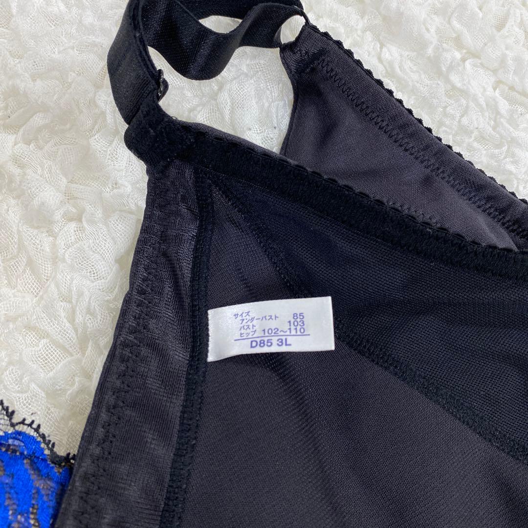 マルコ 補正下着 ボディスーツ D85 3L カーヴィシャス ブラック 黒