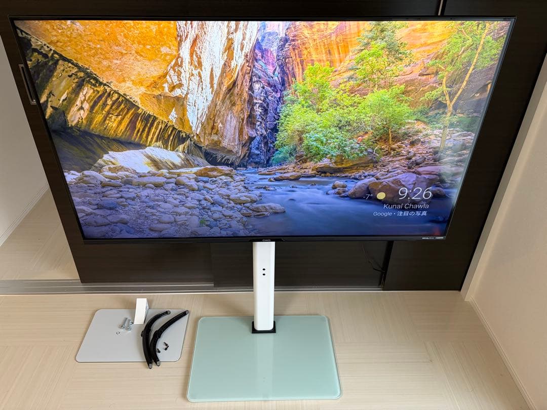 50インチチューナーレステレビ