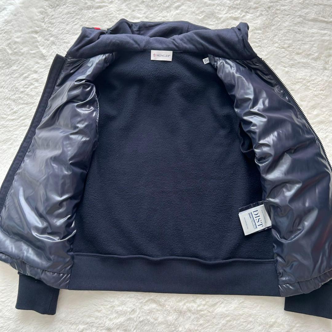 【美品】モンクレール　ジップダウンパーカー　フード　トリコロール　定番　XS