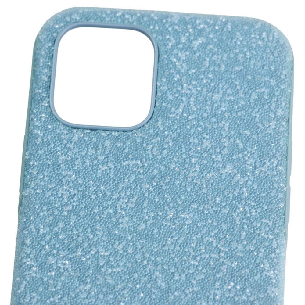 【スワロフスキー】iPhone12 iPhone12Proケース ブルー