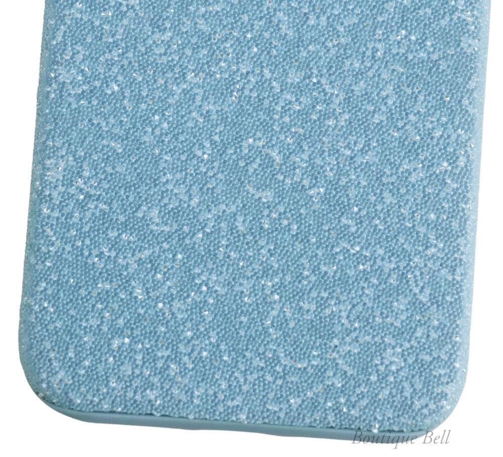 【スワロフスキー】iPhone12 iPhone12Proケース ブルー