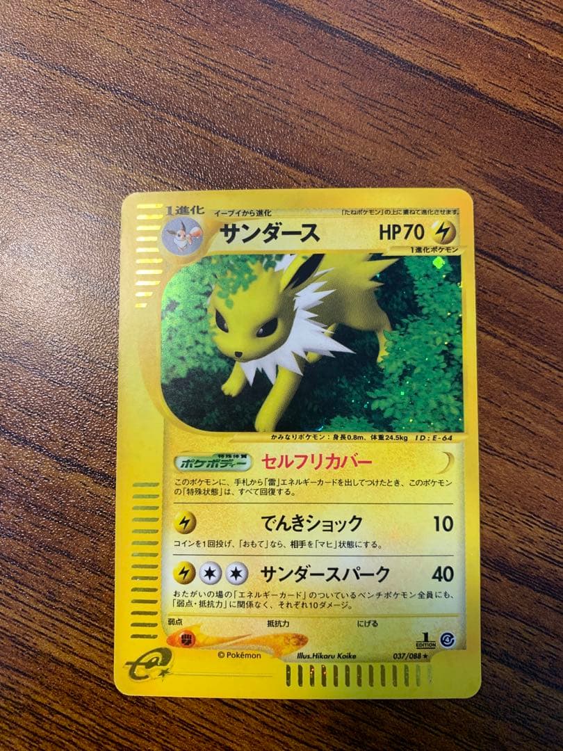 サンダース ★ 拡張パック第4弾 裂けた大地　カードe