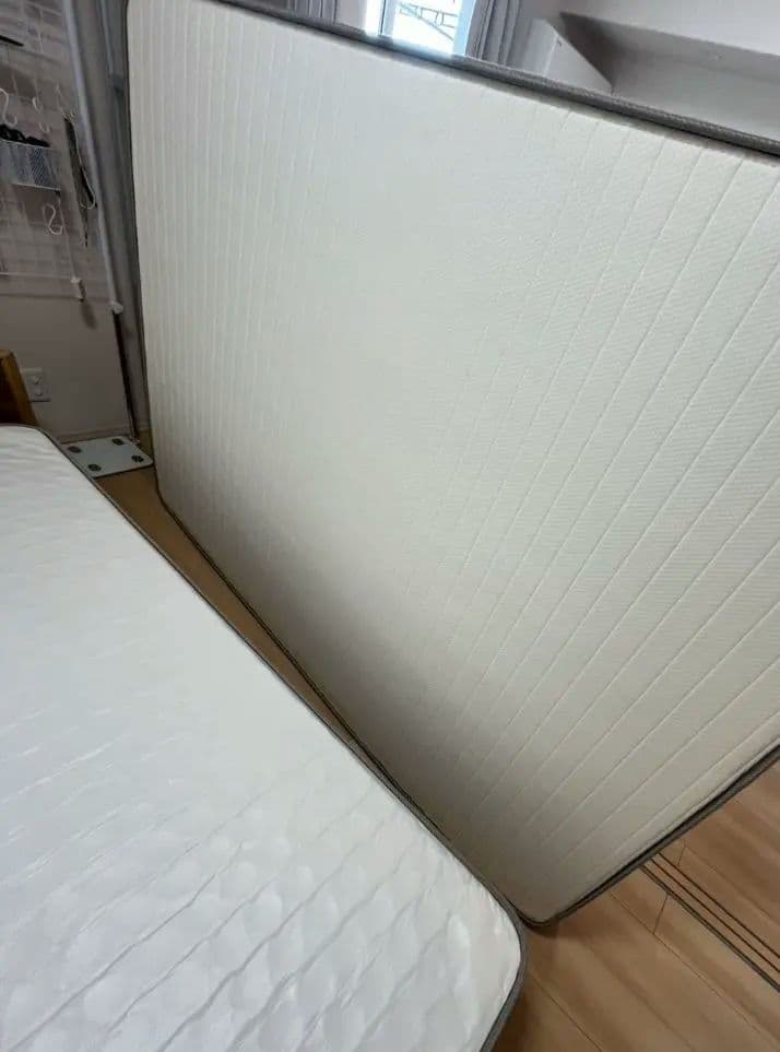 ニトリ　ダブルベッド(フレーム+マットレスセット)