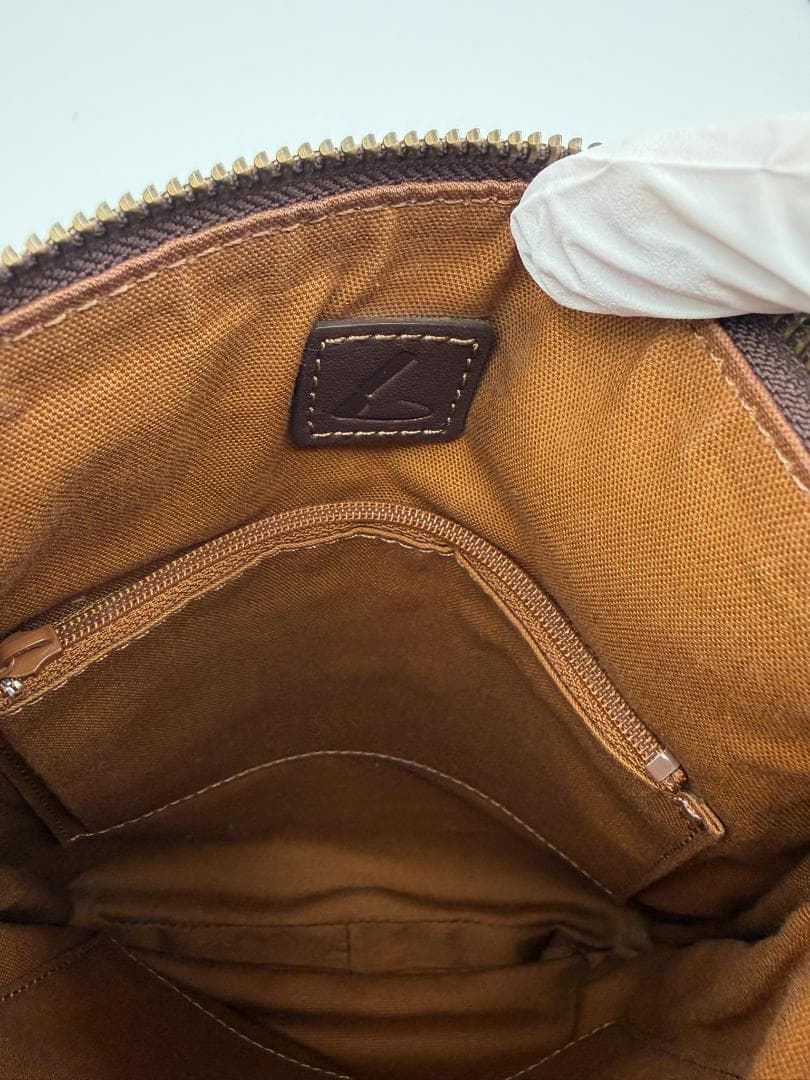 土屋鞄 防水レザーショルダーバッグ プロータ ダークブラウン