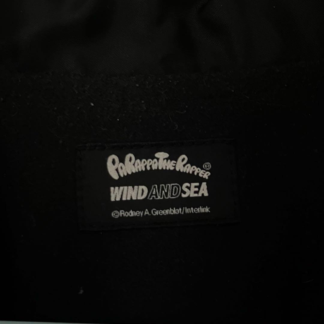 WIND AND SEA/コーチジャケット/ブラック/黒/パラッパラッパーコラボ