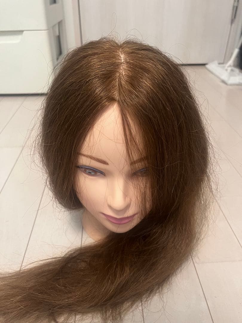 ブラウン ロングウィッグ