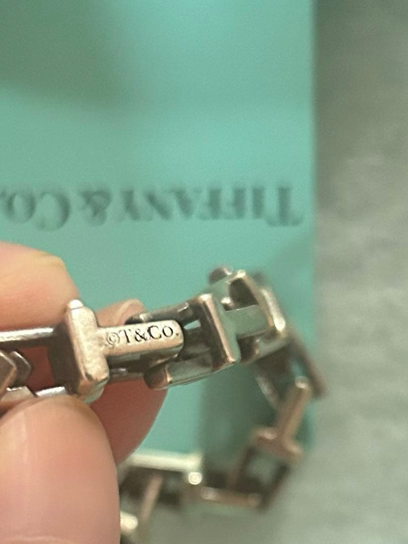 ティファニー　Tチェーンブレスレット