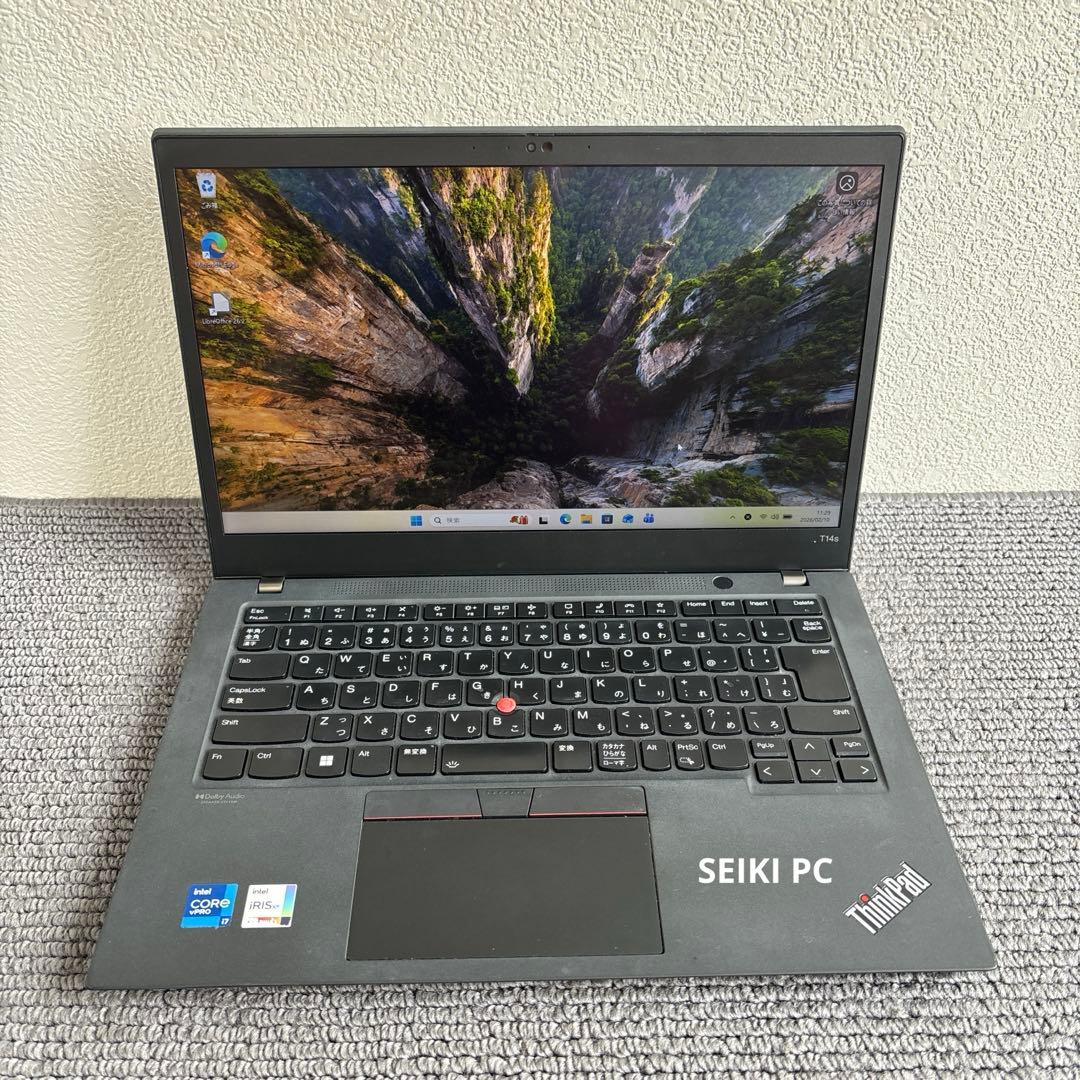 lenovo thinkpad T14s Gen 2 i7-1185G7 タッチ