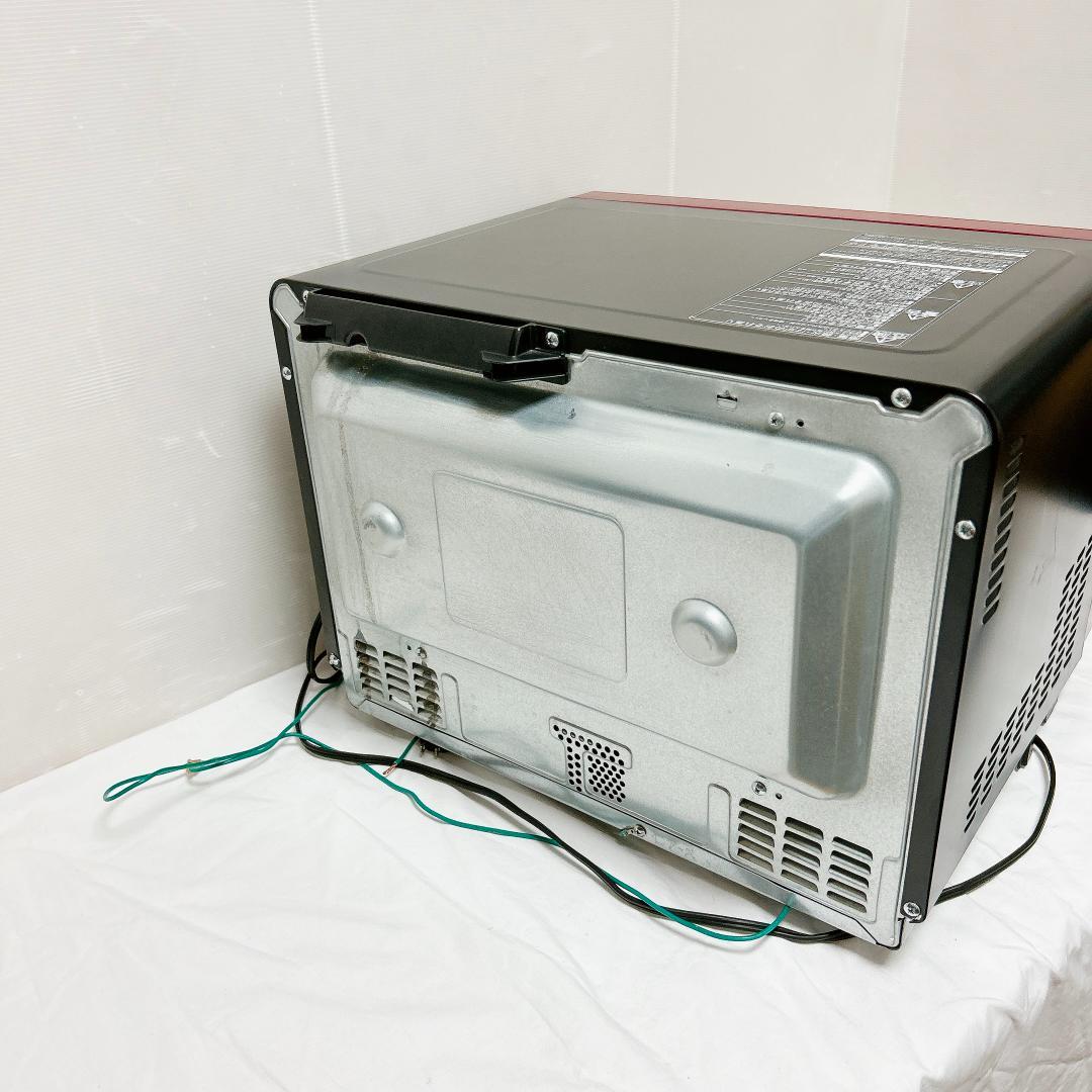 美品 日立 HITACHI オーブンレンジ MRO-S8X 赤 電子レンジ