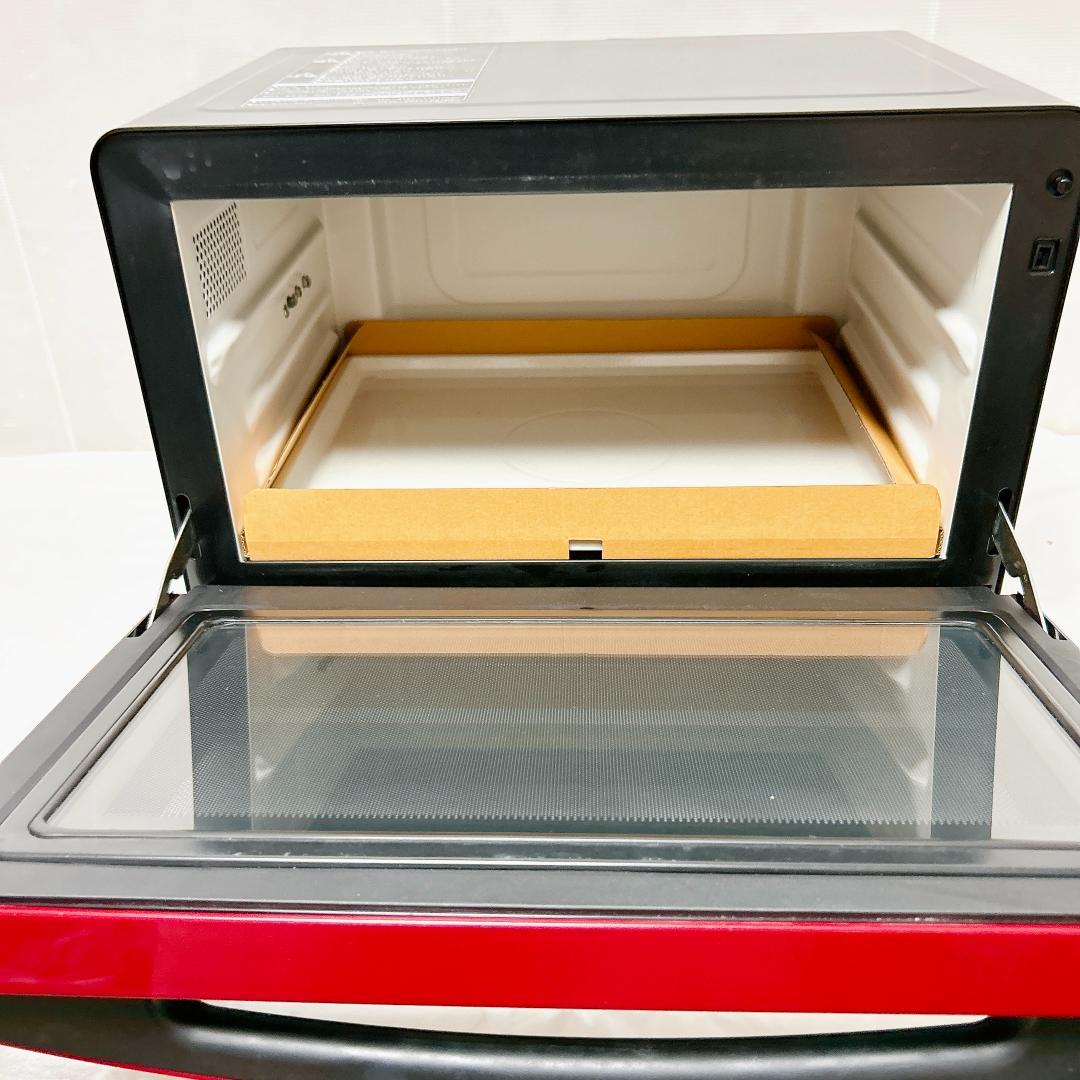 美品 日立 HITACHI オーブンレンジ MRO-S8X 赤 電子レンジ