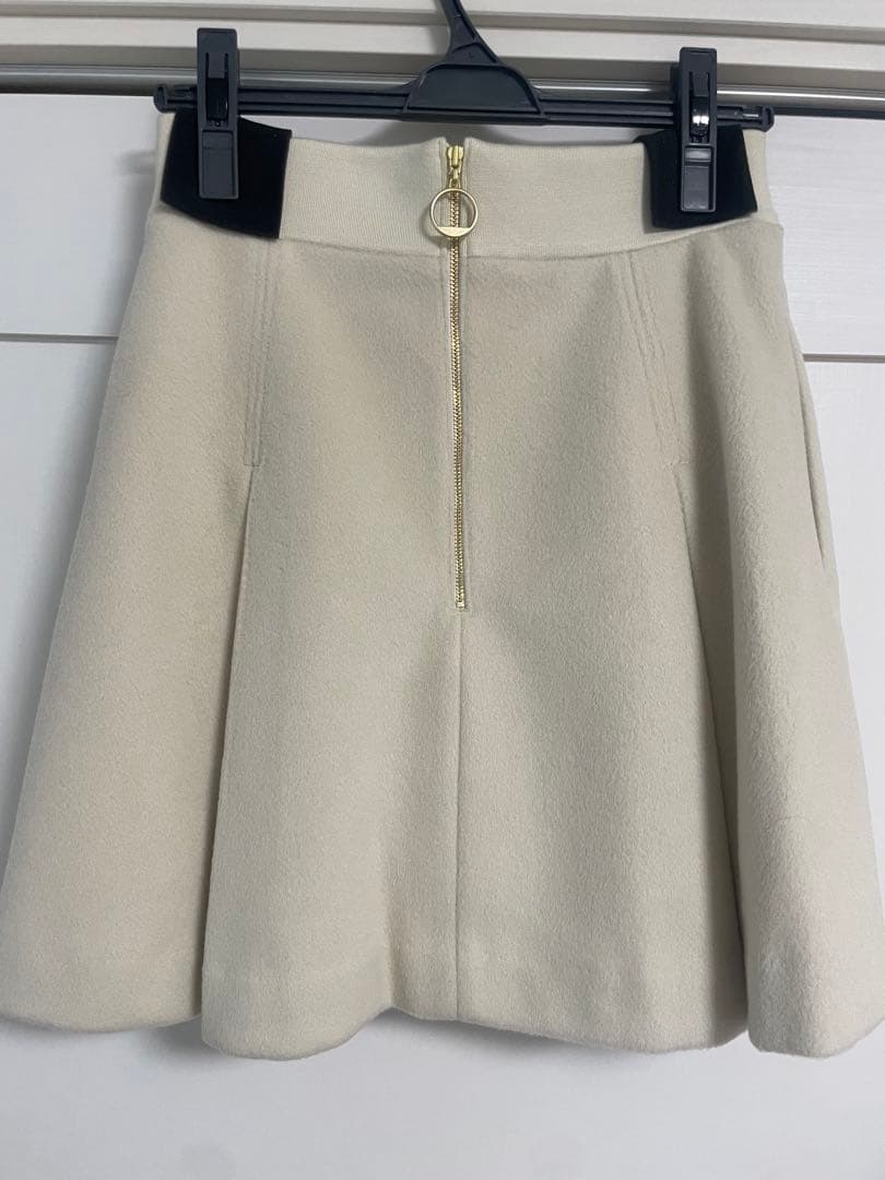 スナイデル　ウエストリブプリーツミニスカート
