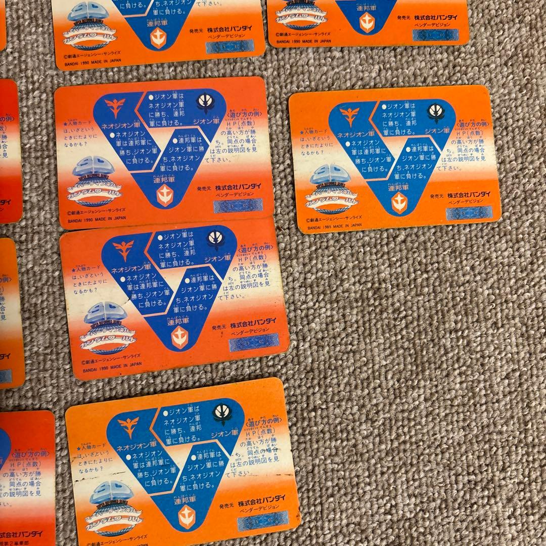 SDガンダム カードダスセット 22枚 当時品 まとめ売り