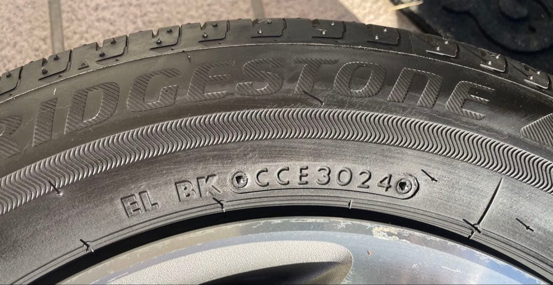 ヤ*ん様 ★ HONDAホンダバモス純正アルミホイールブリヂストンエコピアセット