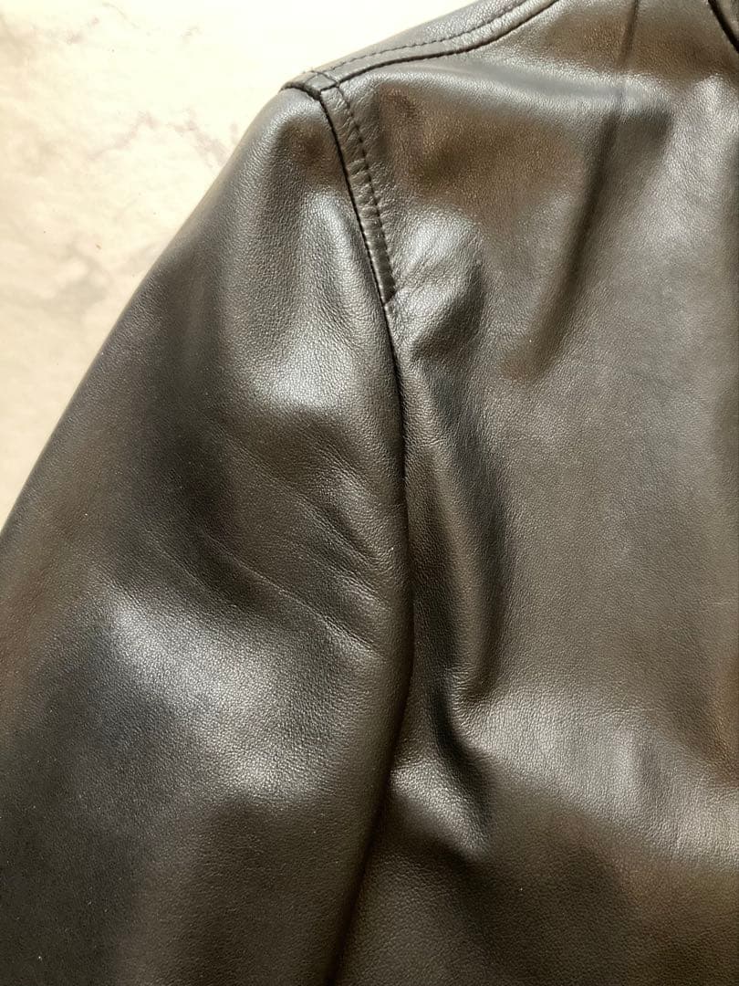 D&Gドルチェ＆ガッバーナ 黒レザーライダース プラダ好き