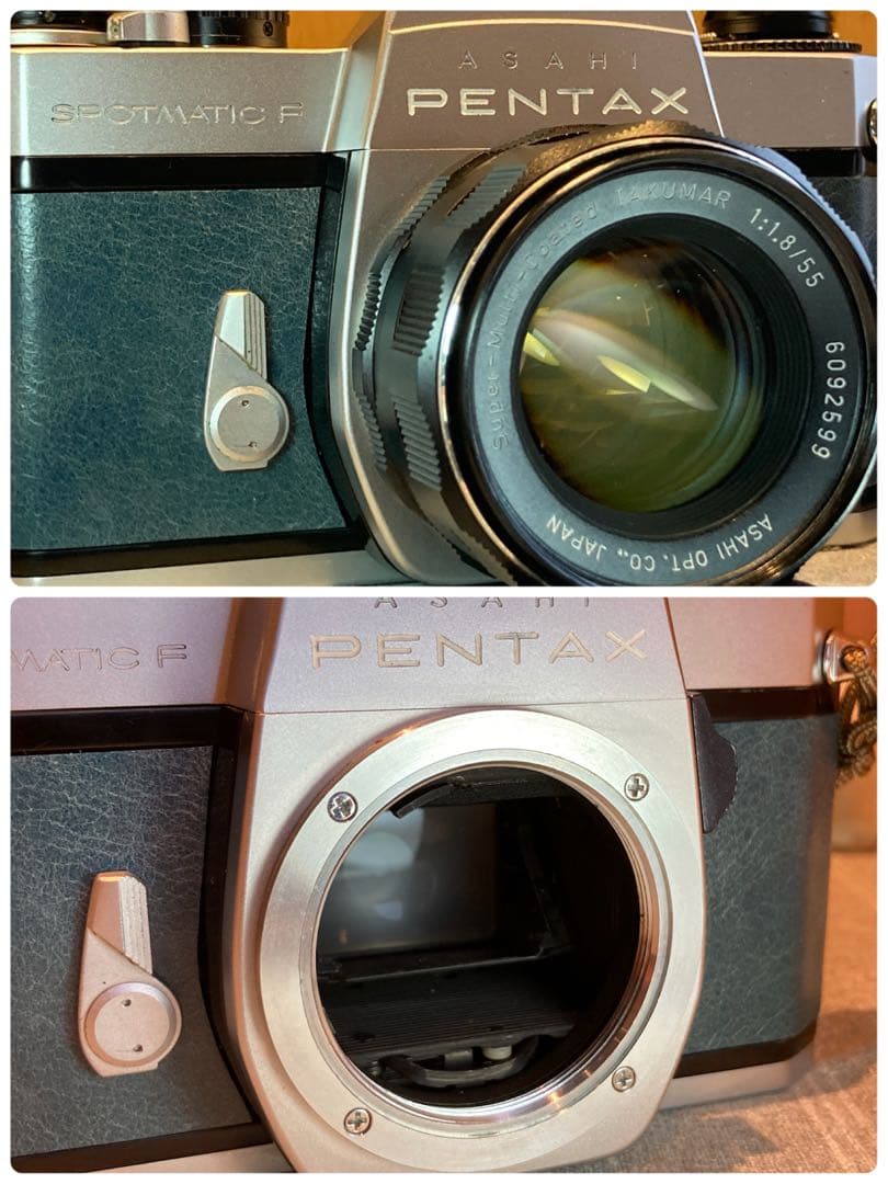 Pentax SPF★完動品＊美品＊試写済★本革外装＊シチリアン・ブルー★絶好調