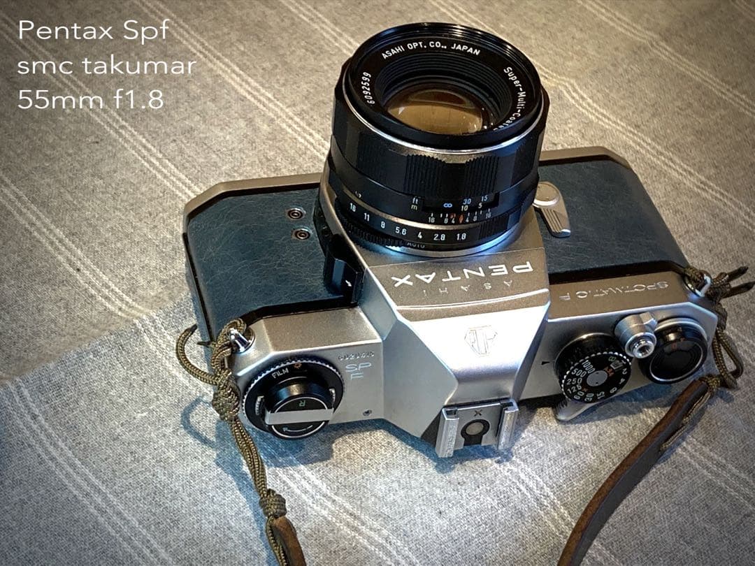 Pentax SPF★完動品＊美品＊試写済★本革外装＊シチリアン・ブルー★絶好調