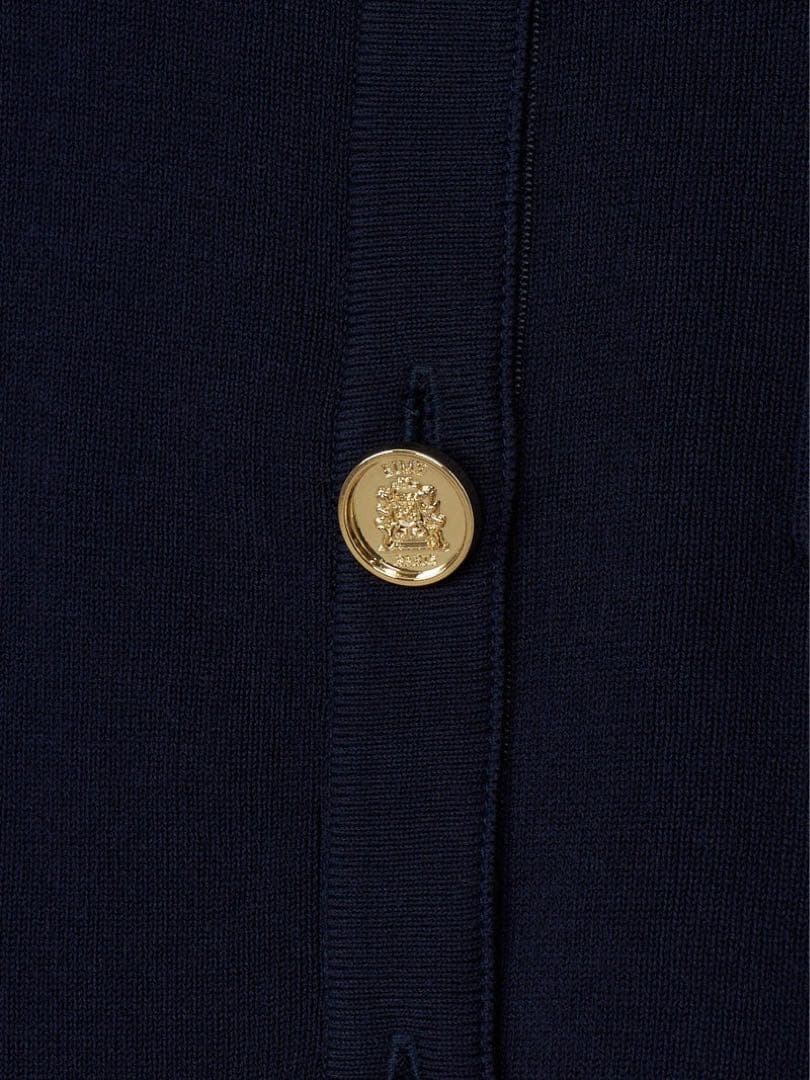 eimyistoire Attached collar カーディガン ネイビー