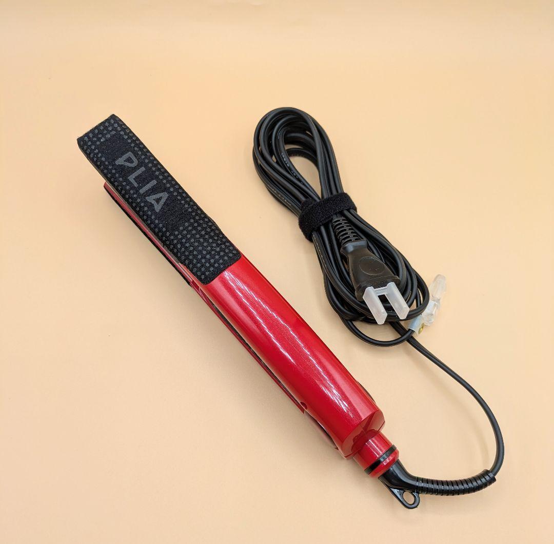 ✴️新品同様✴️PLIA ストレートアイロン レッド