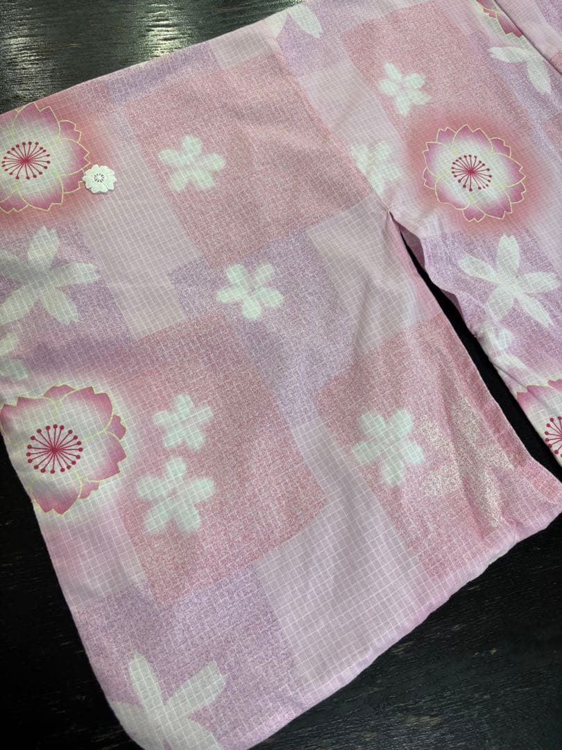 rowa's 浴衣ドレス ピンク 作り帯セット 姫ギャル 平成ギャル y2k