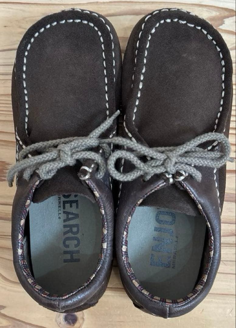 ダークブラウン MERRELLUS　サイズ8　スエード　ウーマン　メレル