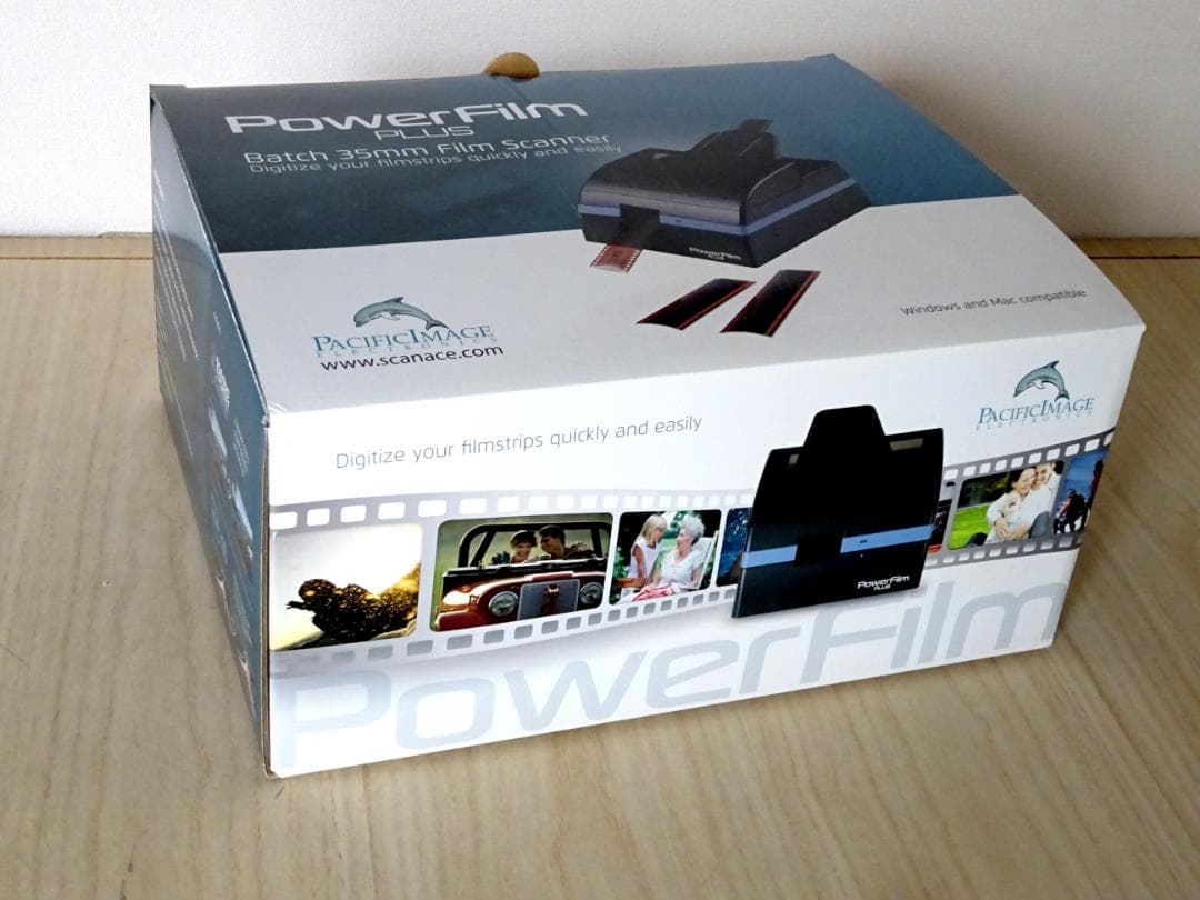 PowerFilm　35mmフィルムスキャナー　高画質6コマ×10枚連続自動送り