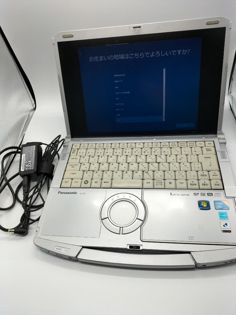 【動作確認済】　パナソニック　レッツノート　CF-F9