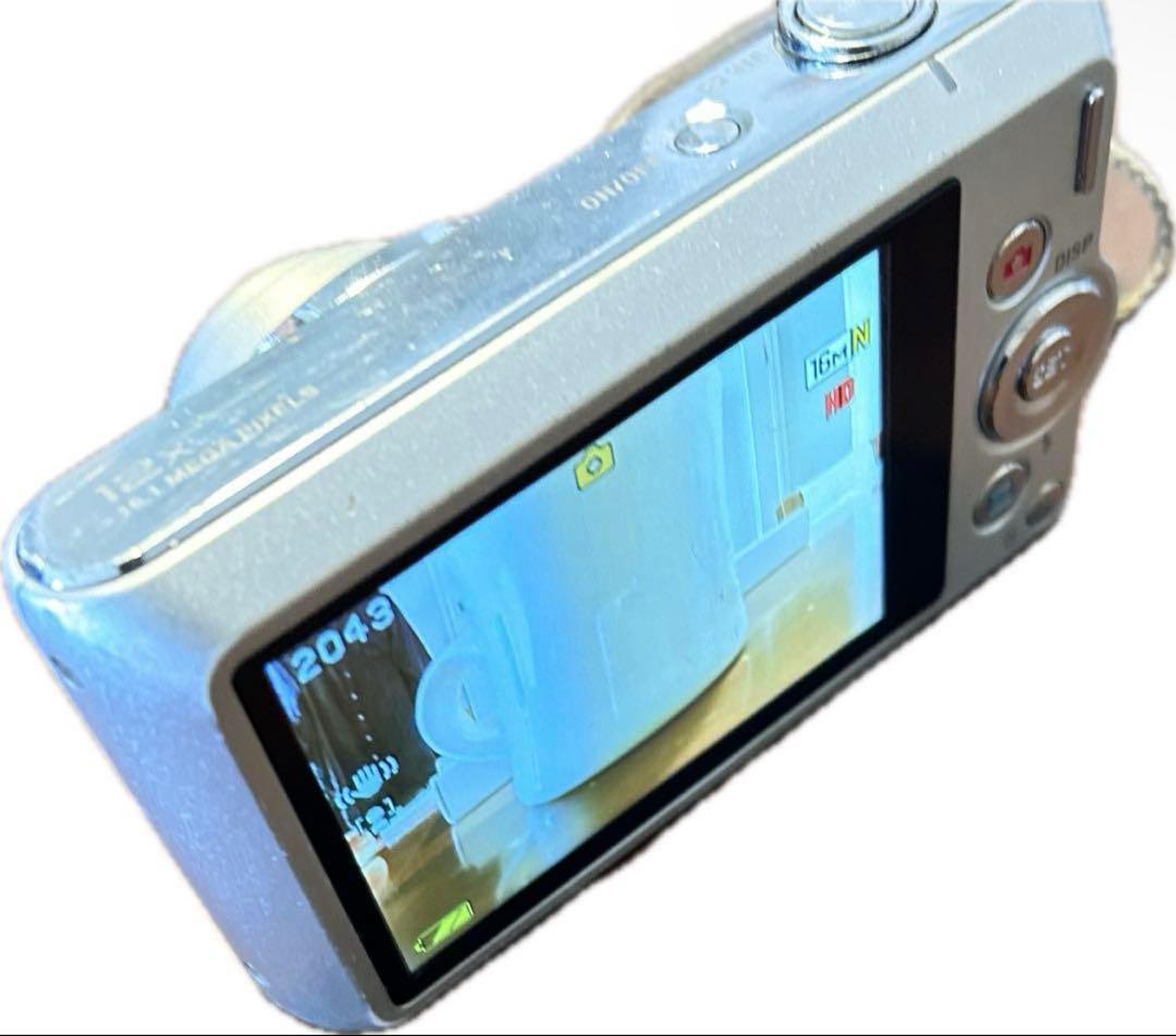 充電器バッテリー付きCASIOカシオ デジタルカメラEX-ZS210SR