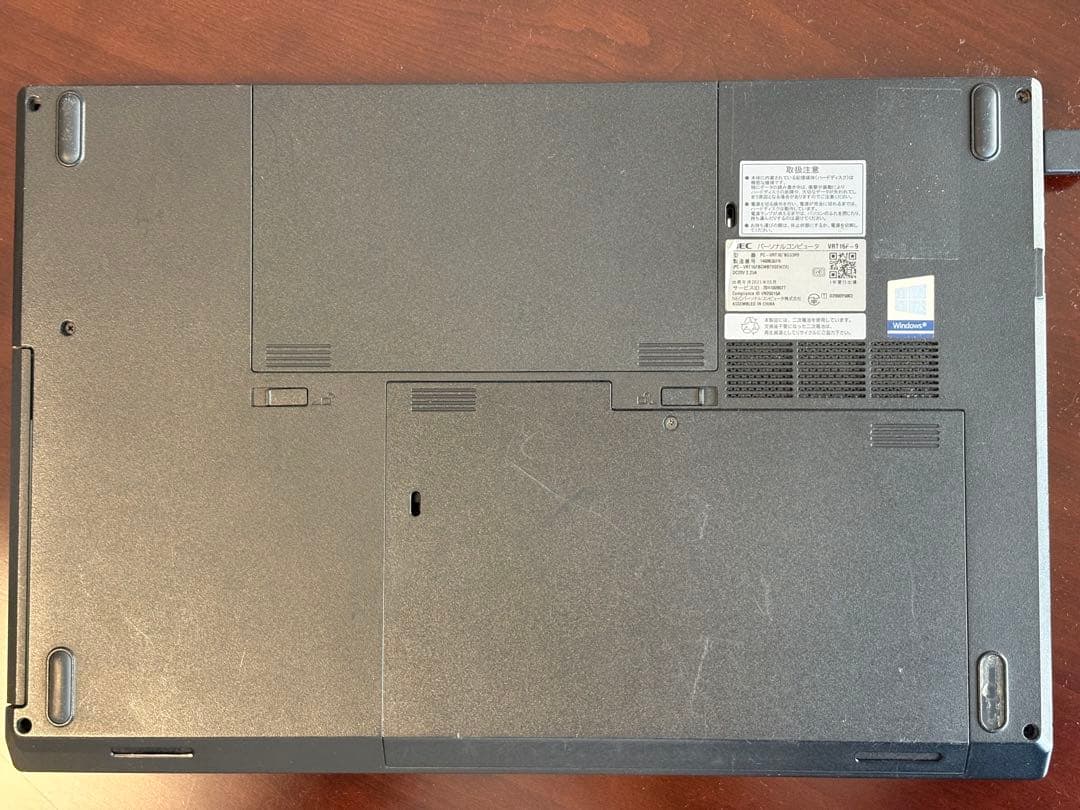 NEC VersaPro15.6型ビジネスノートPC CPUi5第10世代SSD