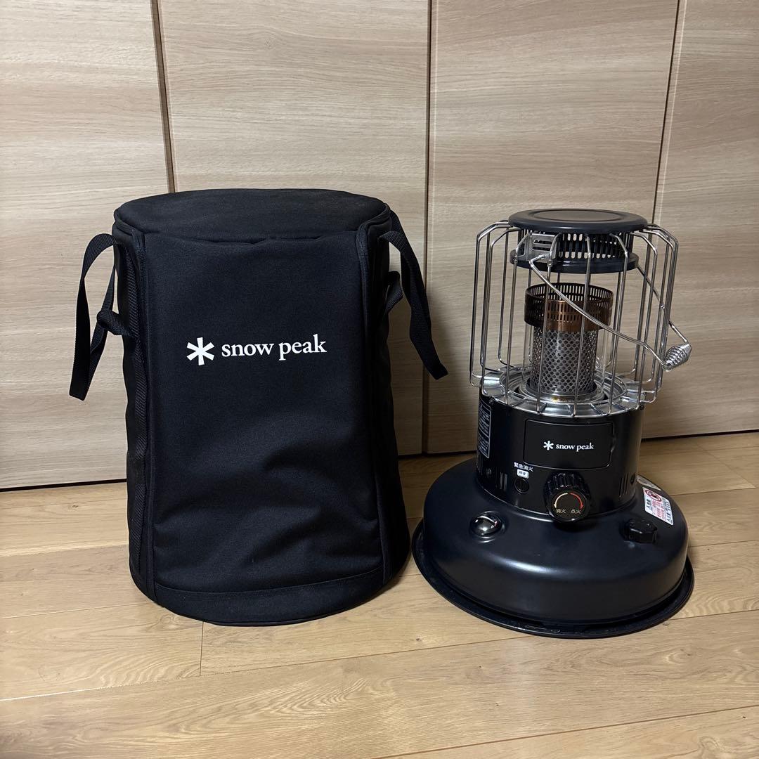 スノーピーク グローストーブ　ケース付　石油ストーブ KH-100BK トヨトミ