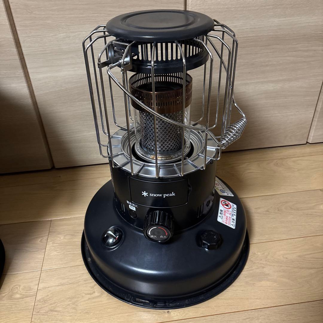 スノーピーク グローストーブ　ケース付　石油ストーブ KH-100BK トヨトミ