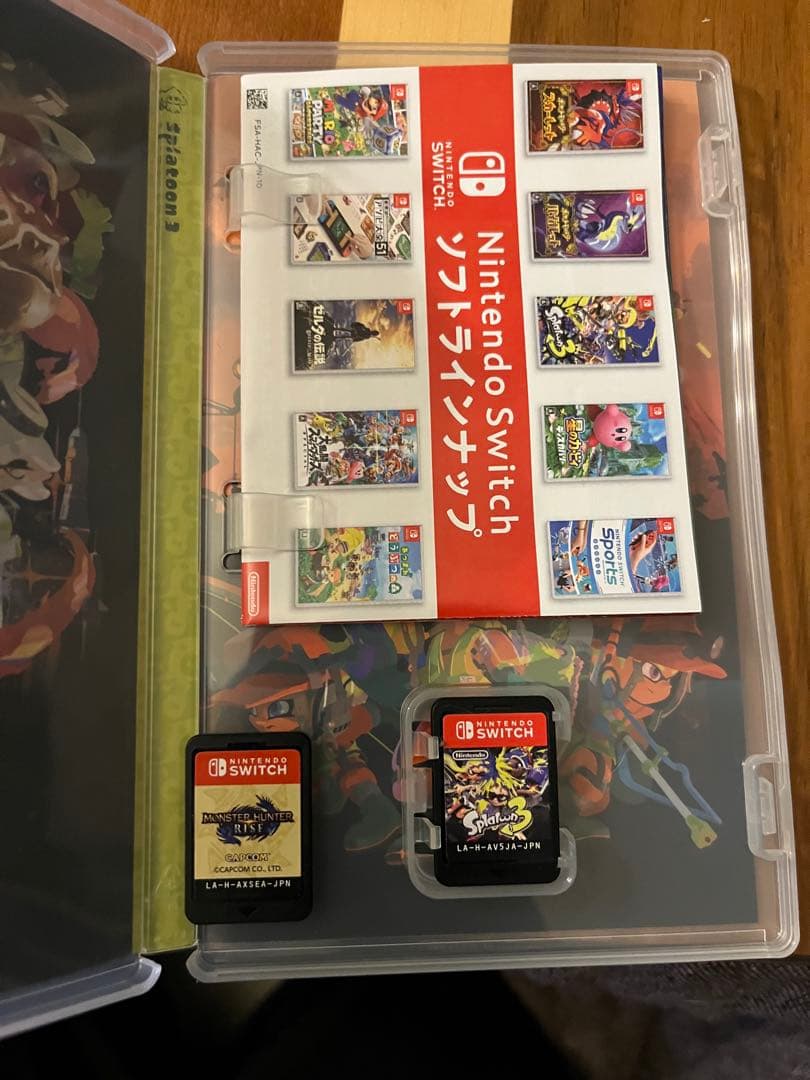 Switch スプラ3 モンハンライズ ダイパリメイク 充電器 コントローラー