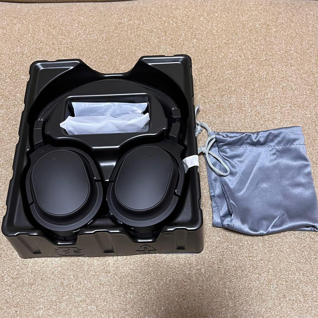 【美品】ag WHP01K （ブラック）/ワイヤレス ヘッドホン /ノイキャン