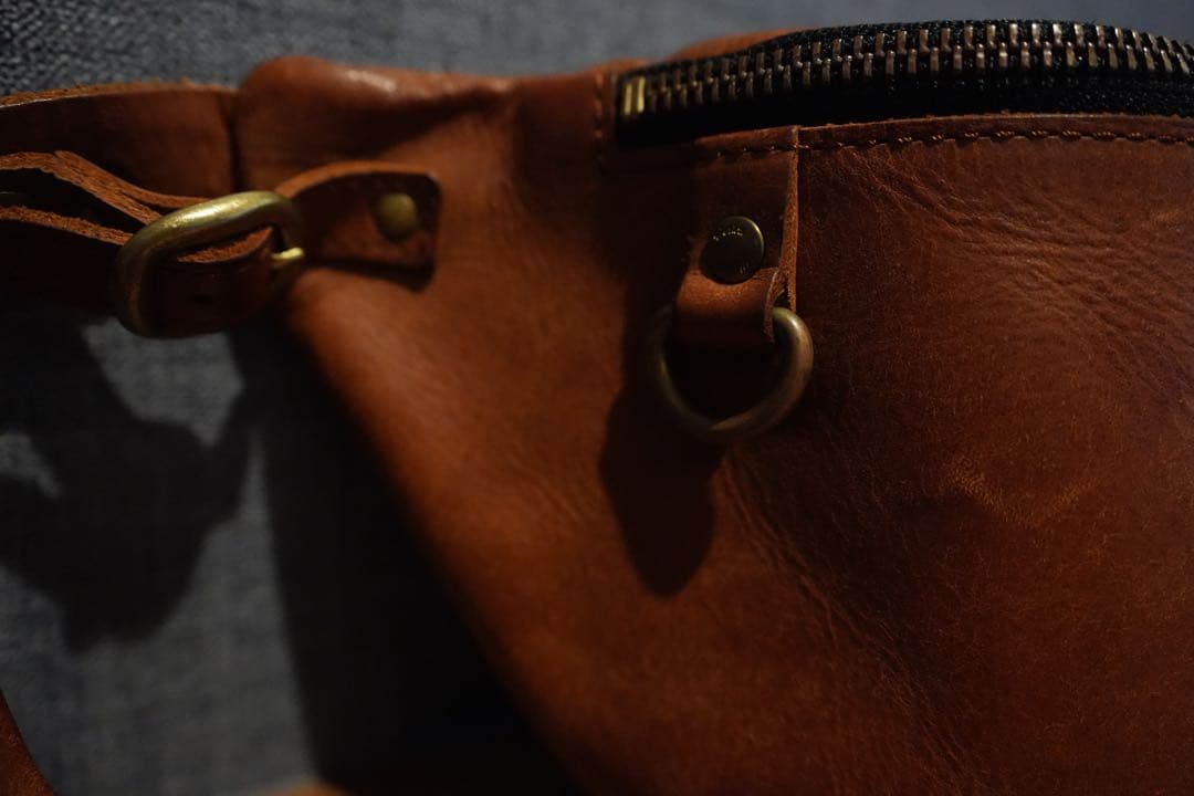 ryu レザー ボディバッグ ブラウン