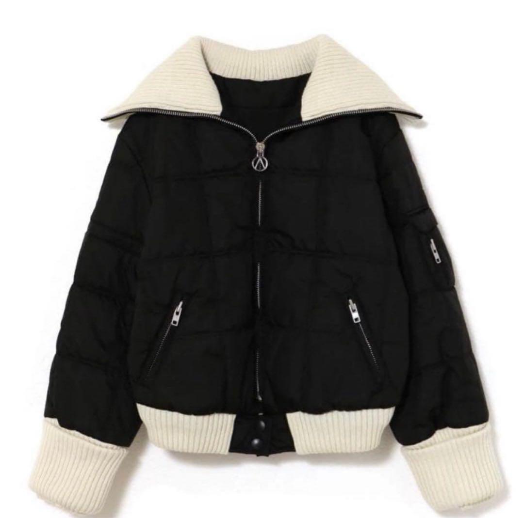 ジャケット・アウター andmary mary quilting jacket black