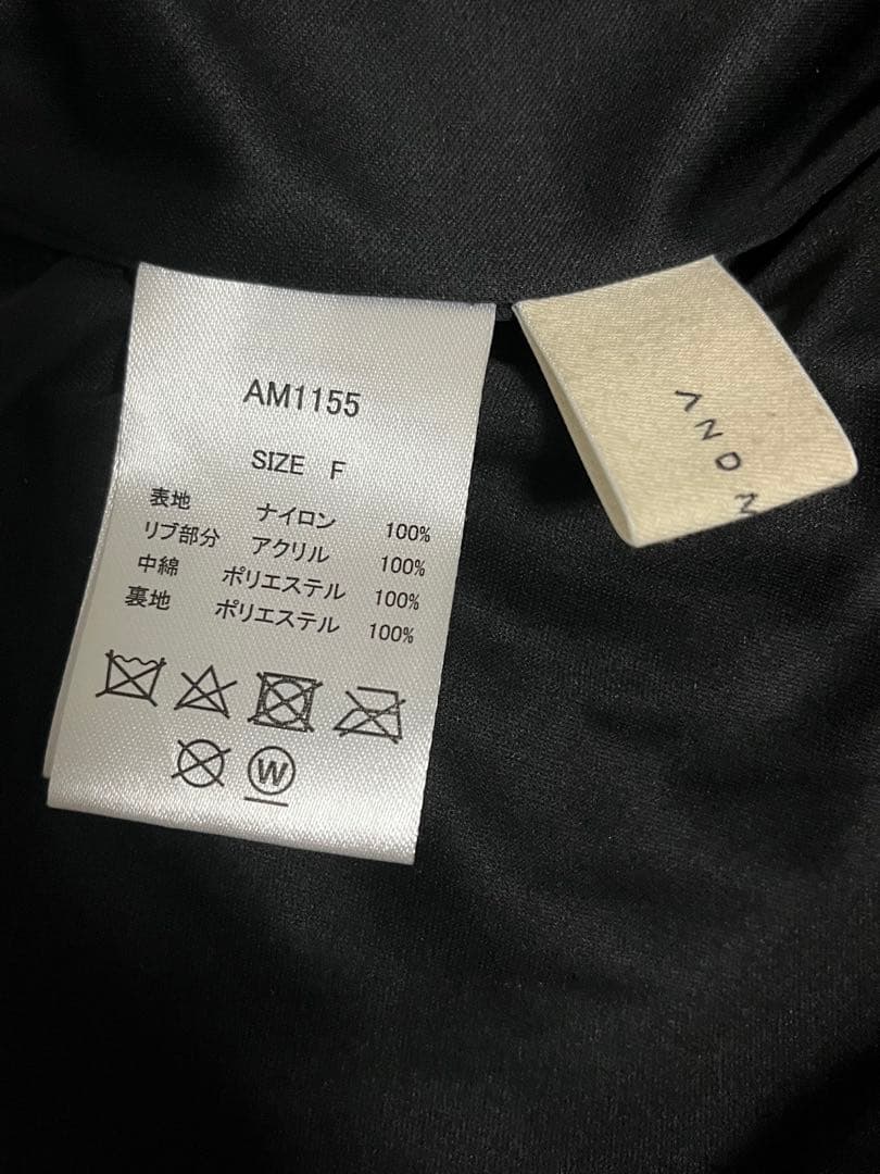 ジャケット・アウター andmary mary quilting jacket black