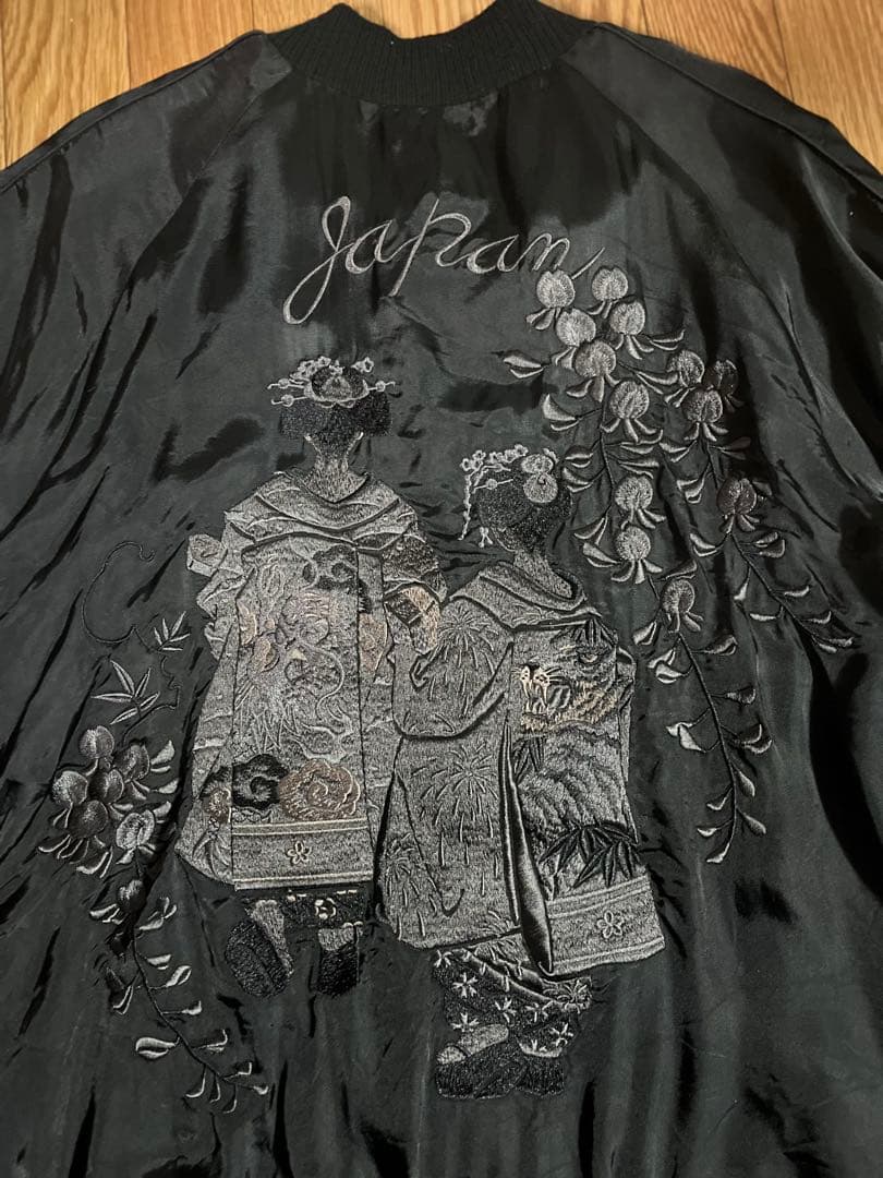 クロップドヘッズ　クローズ　坊屋春道　舞妓　希少オールブラックスカジャン　希少L