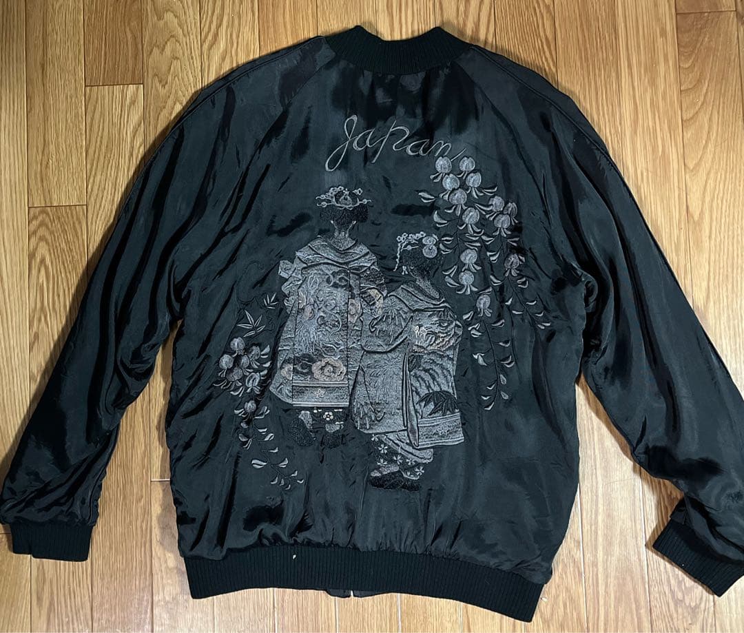 クロップドヘッズ　クローズ　坊屋春道　舞妓　希少オールブラックスカジャン　希少L