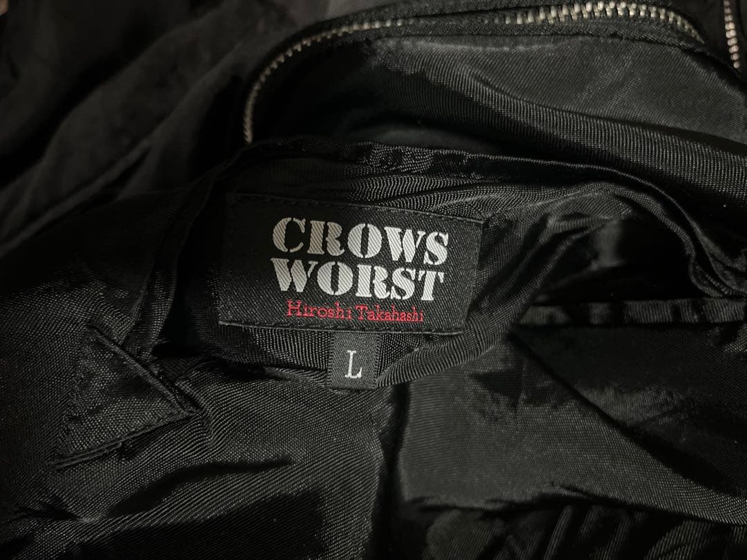 クロップドヘッズ　クローズ　坊屋春道　舞妓　希少オールブラックスカジャン　希少L