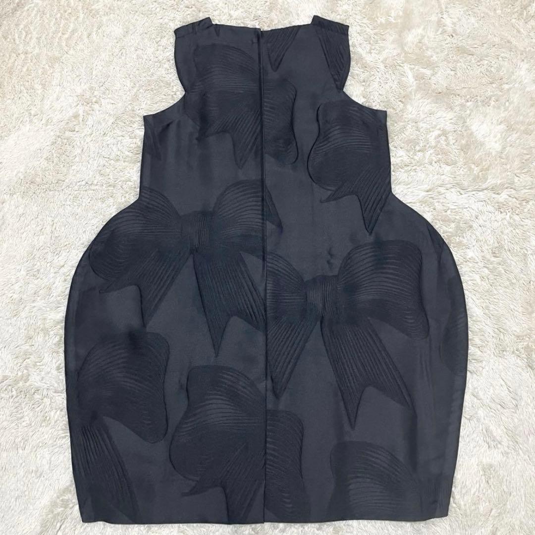 コムデギャルソン 22SS 定価12万 リボン柄 ワンピース