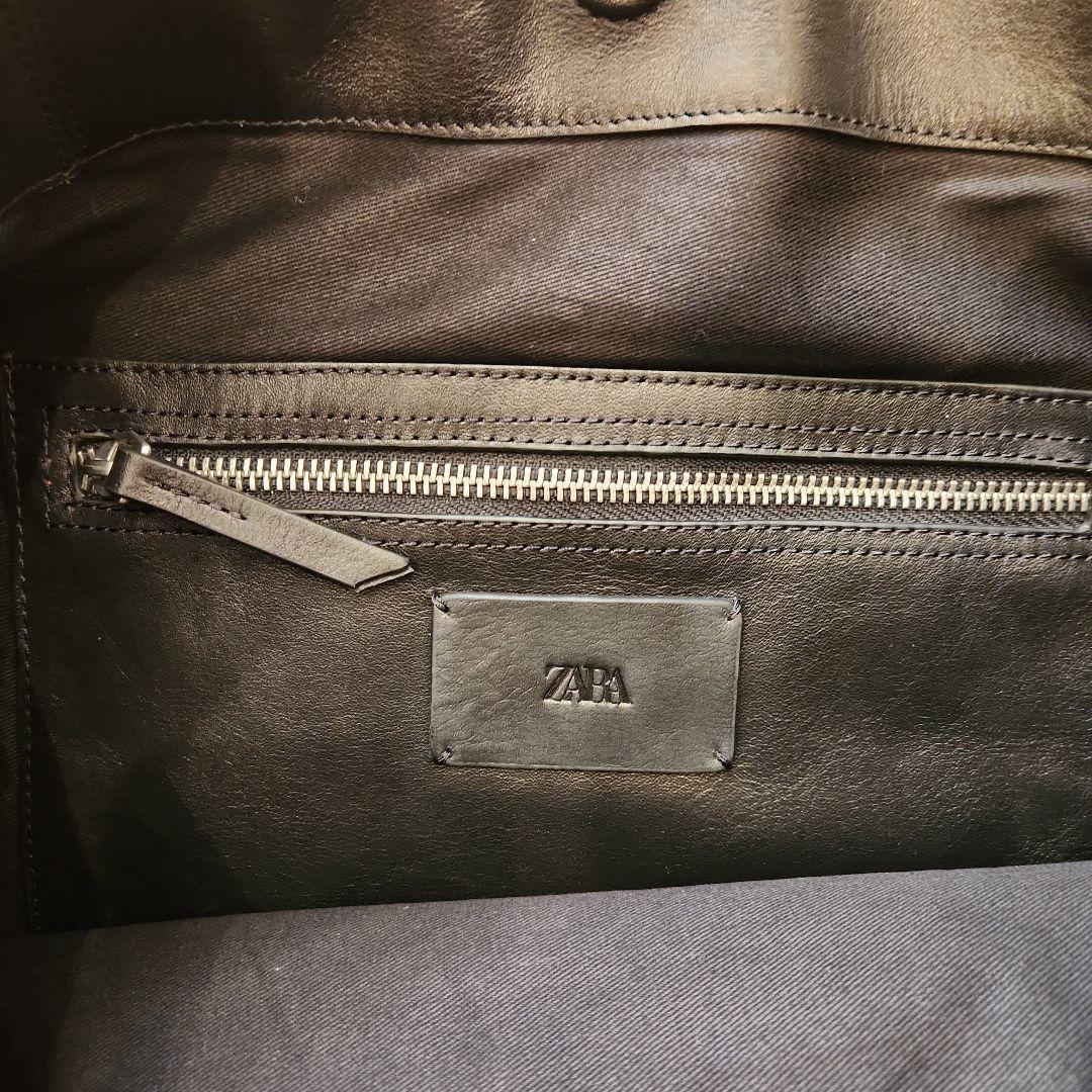 ザラ Zara レザー 革 トートバッグ tote bag