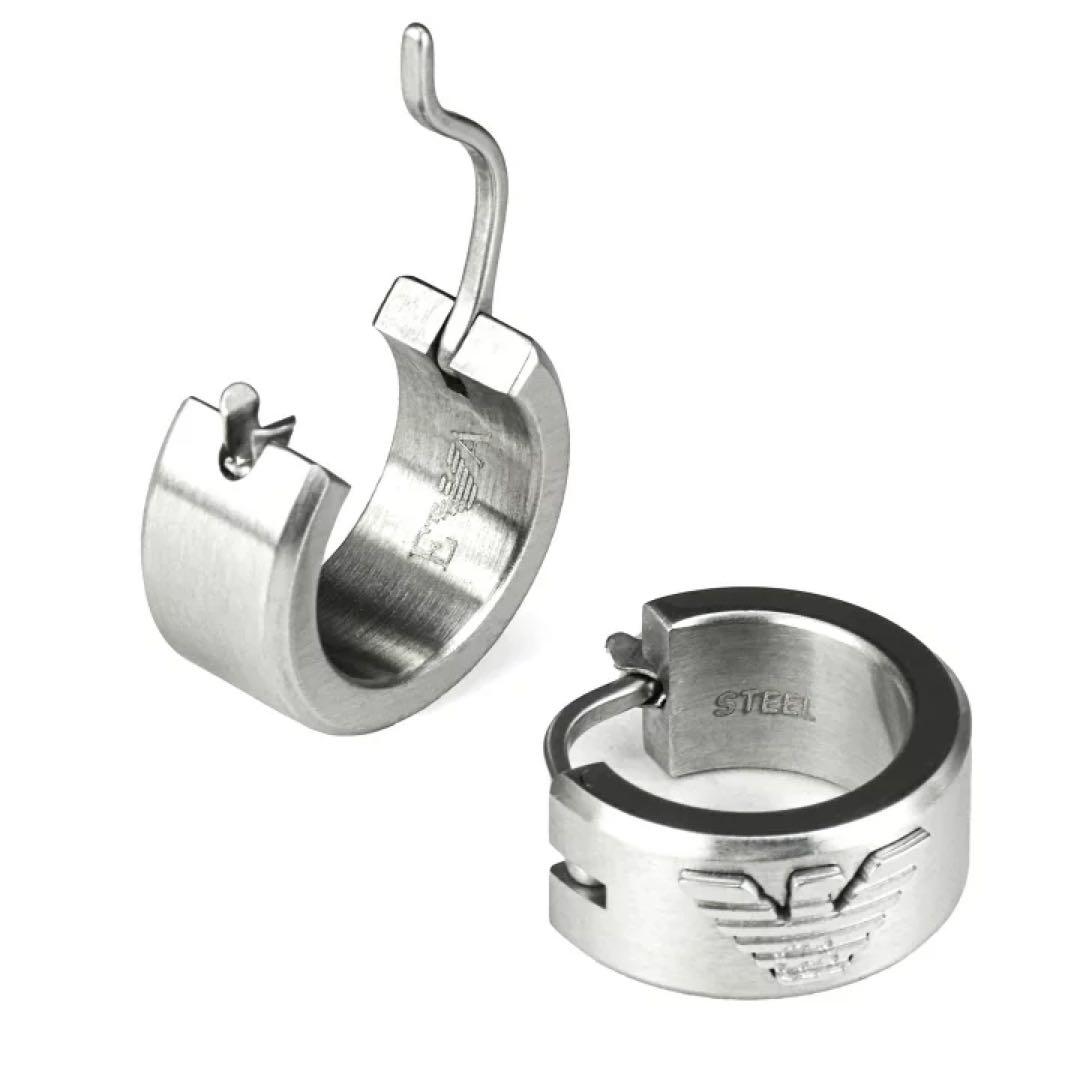 EMPORIO ARMANI フープピアス