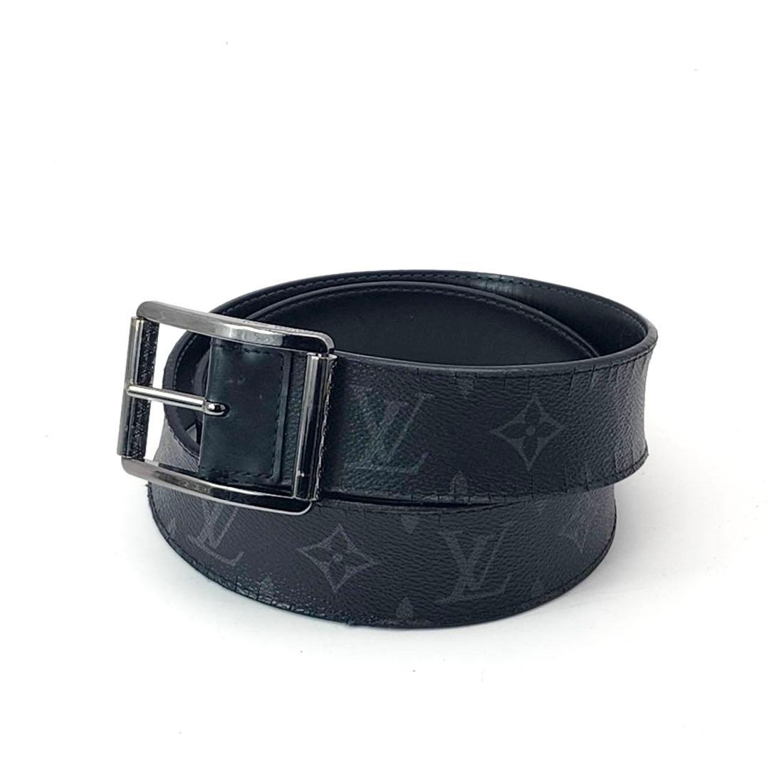 ヴィトン　サンチュール リヴェルソ　モノグラム　エクリプス　リバーシブル