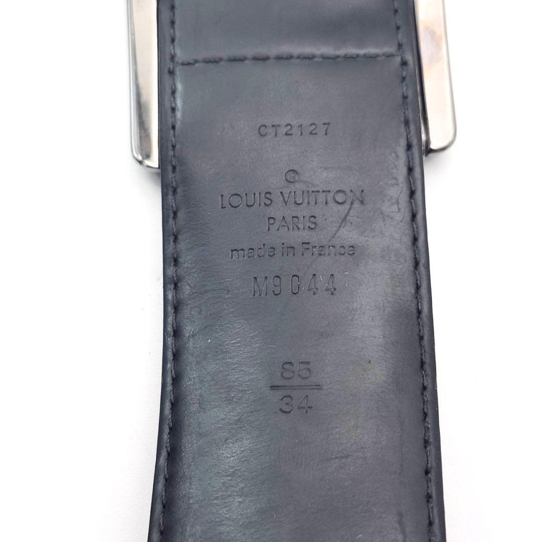 ヴィトン　サンチュール リヴェルソ　モノグラム　エクリプス　リバーシブル