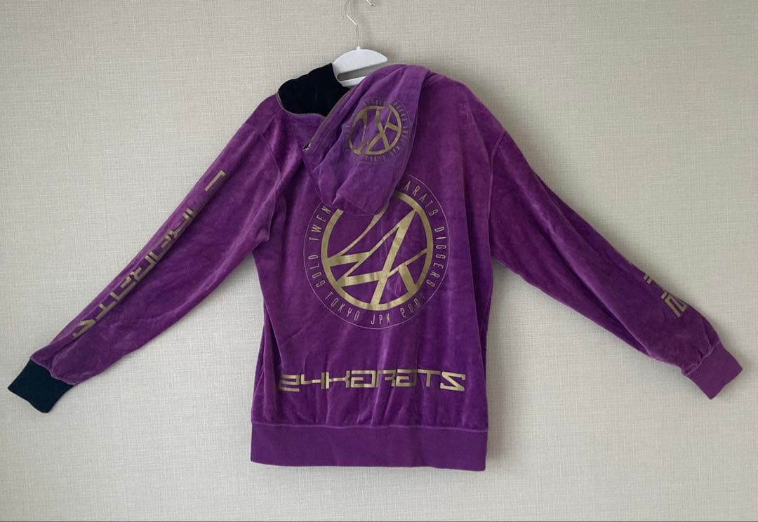 【24karats】セットアップジャージ　Mサイズ パープル