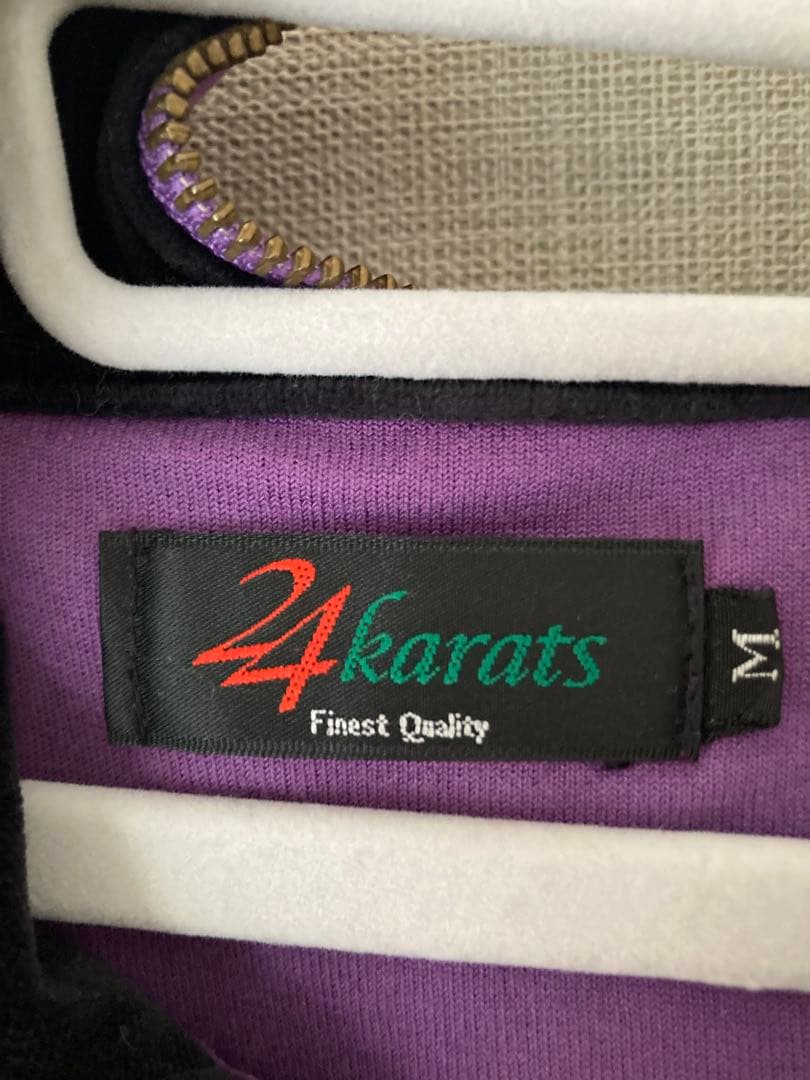 【24karats】セットアップジャージ　Mサイズ パープル