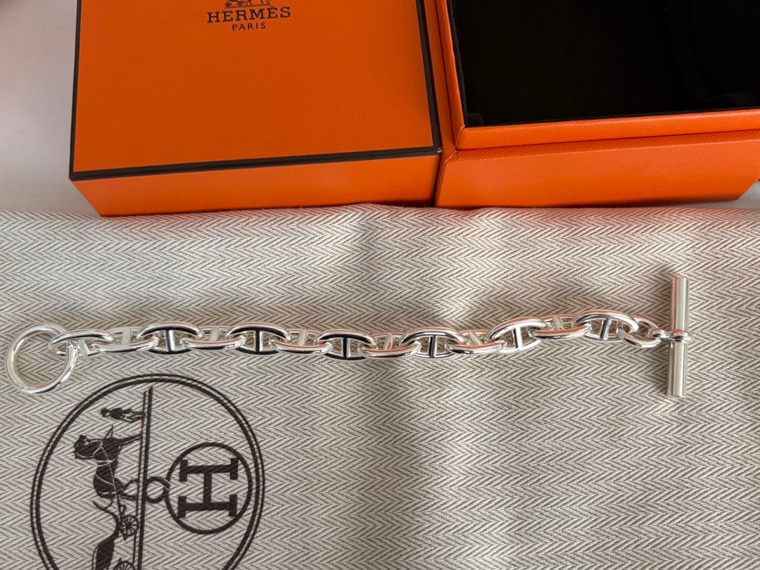 HERMES シェーヌダンクルブレスレット GM13